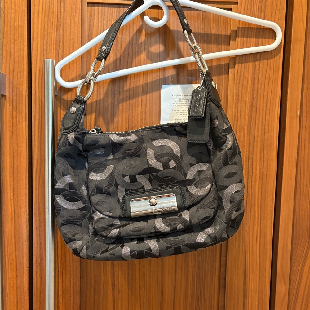 Coach  Black and Silver Women's Bag